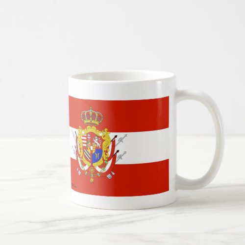 Red White Banner Grand Duchy of Tuscany Coffee Mug