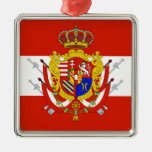 Red White Banner Grand Duchy Of Tuscany Metal Ornament at Zazzle