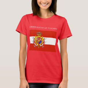 Red White Banner Grand Duchy of Tuscany T-Shirt