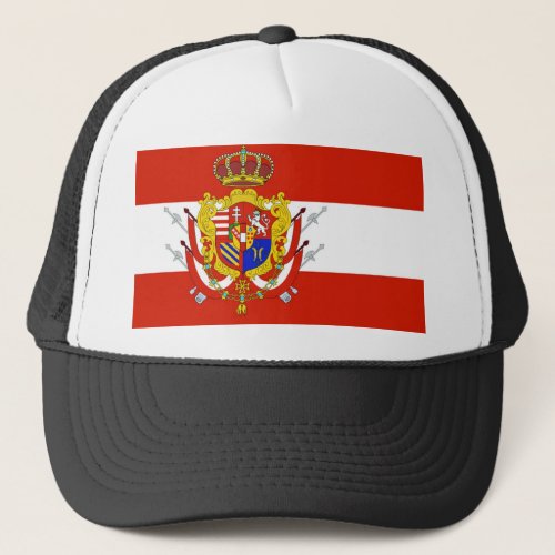 Red White Banner Grand Duchy of Tuscany Trucker Hat