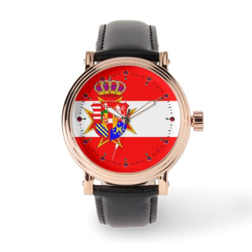 Red White Banner Grand Duchy of Tuscany Watch