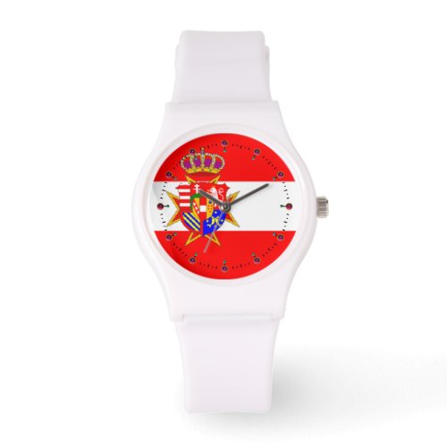 Red White Banner Grand Duchy of Tuscany Watch