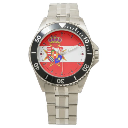 Red White Banner Grand Duchy of Tuscany Watch