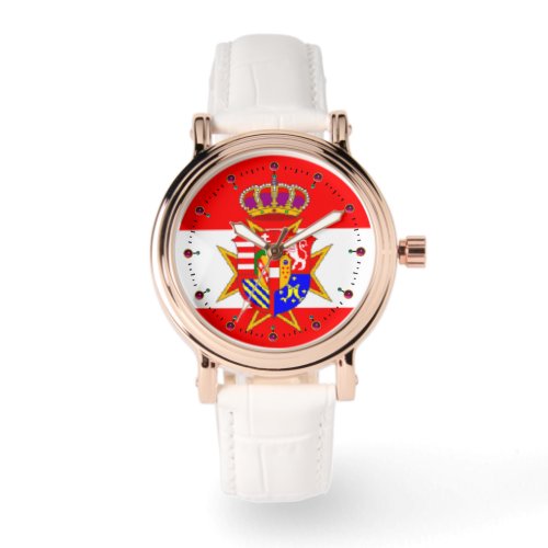 Red White Banner Grand Duchy of Tuscany Watch