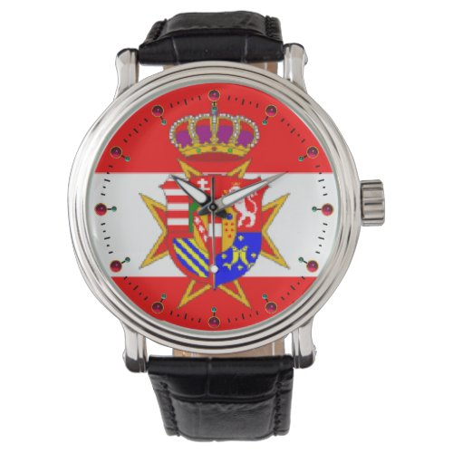 Red White Banner Grand Duchy of Tuscany Watch