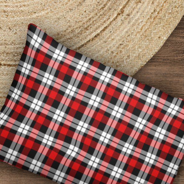 Red White Black Buffalo Check Plaid Pattern Pillow Case (Creator Uploaded)