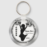 Cheerleading Party Favors, Megaphone and Pom Poms Keychain