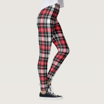 Red White Black Plaid Christmas Holiday Leggings Red White Black Plaid Christmas Holiday Leggings