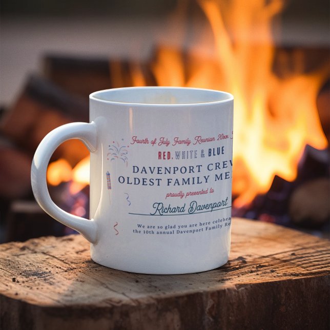 Red White & Blue | 4th of July Reunion Award Coffee Mug (Creator Uploaded)