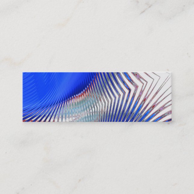 Red White Blue Abstract ~ profile card (Front)