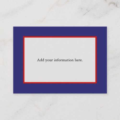 Red White Blue Additional Information 