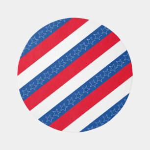 Red, white, & blue American Outdoor Rug