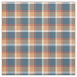 Red White Blue Brown Retro Tartan Plaid Pattern Fabric