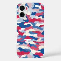 Red White & Blue Camouflage