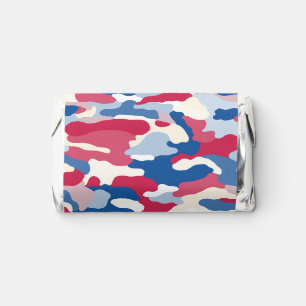 Red White & Blue Camouflage Hershey's Miniatures
