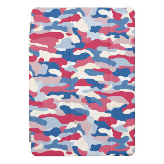 Red White & Blue Camouflage iPad Pro Cover