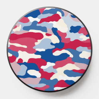 Red White & Blue Camouflage PopSocket