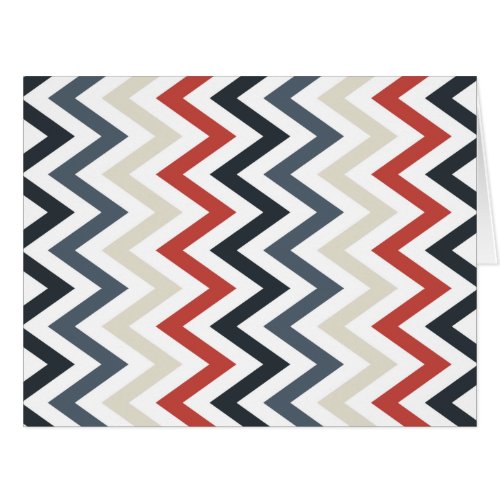 Red White Blue Chevron Geometric Designs Color