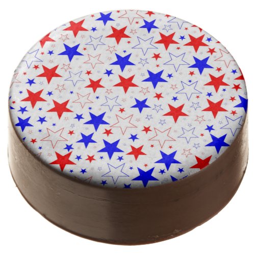 Red White  Blue Chocolate Covered Oreo