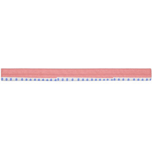 Red White Blue Circles Stripes  Elastic Hair Tie