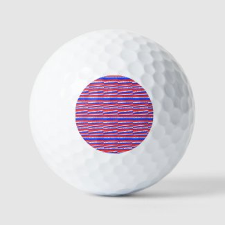 Red White Blue Circles Stripes 