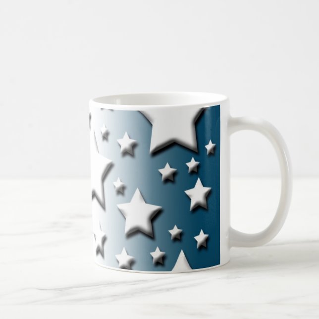 Red White Blue Coffee Mug (Right)