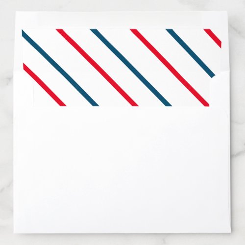 Red White  Blue  Envelope Liner