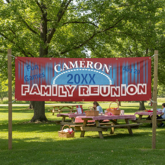 Red White Blue Family Reunion ID1293 Banner
