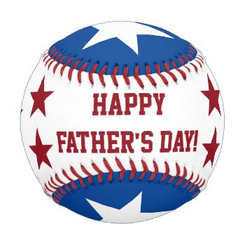 Red White Blue Father's Day Ball by shotwellphoto at Zazzle
