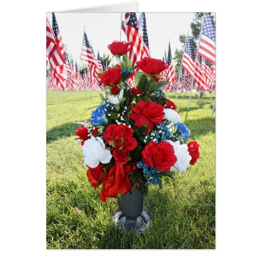 Red White & Blue Floral Arrangement (Front)