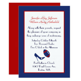 Red White Blue Invitations 7