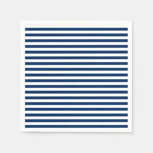 Red White & Blue Fun Patriotic Celebration Napkins (Front)