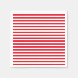 Red White & Blue Fun Patriotic Celebration Napkins
