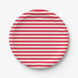 Red White & Blue Fun Patriotic Celebration Paper Plates
