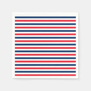 Red White & Blue Fun Patriotic Freedom Celebration Napkins