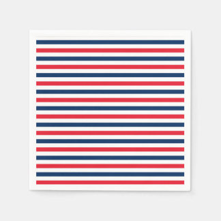 Red White & Blue Fun Patriotic Freedom Celebration Napkins