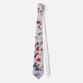 Red White Blue Glass Stones Tie
