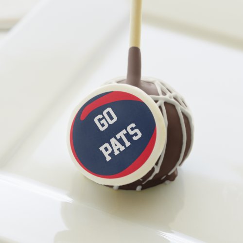 Red White  Blue Go Pats Cake Pop