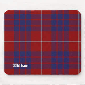 Red, White, & Blue Hamilton Tartan Plaid Mouse Pad
