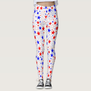 Red White & Blue Leggings