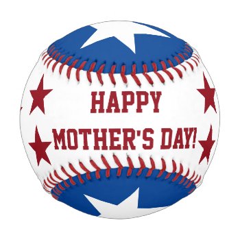Red White Blue Mother's Day Ball by shotwellphoto at Zazzle