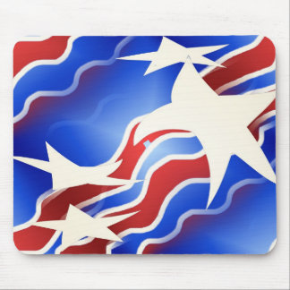 Red, White & Blue Mouse Pad