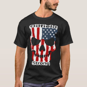 Red White Blue Oilfield Strong T-Shirt
