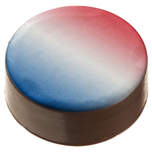 Red White  Blue Ombre Chocolate Dipped Oreo