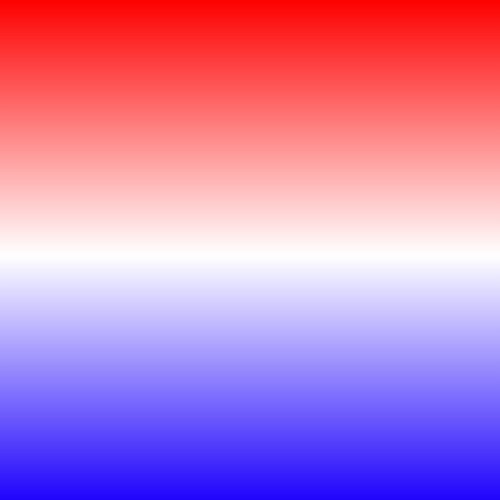 Red White Blue Original Gradient Stretched Canvas