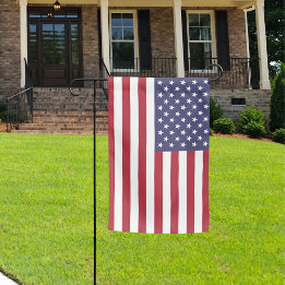 Red White & Blue Patriotic American Garden Flag