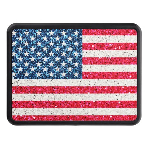   Red White Blue Patriotic American USA Flag Party Hitch Cover