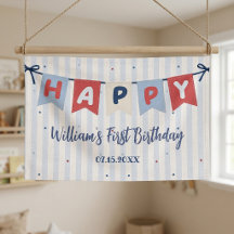 Red White & Blue Patriotic Birthday