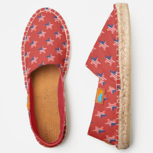Red White Blue Patriotic Espadrilles