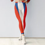 Red White & Blue Patriotic  Leggings<br><div class="desc">Red,  white and blue patriotic colors leggings for women.  Wear as casual outfit,  or sports activewear,  or gym workout clothes.  Also great for patriotic occasions: Memorial day,  Independence day (July 4th),  Labor day,  Veteran's day,  Election day.</div>